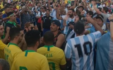 Kerusuhan Suporter Guncang Stadion Maracana, Pertandingan Brasil vs Argentina Tertunda