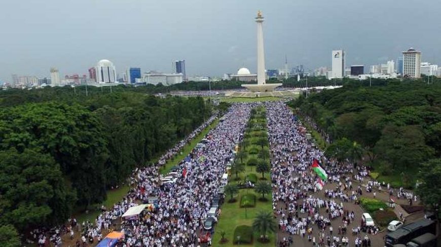 Aksi Damai Bela Palestina di Monas: Kesadaran Lingkungan dan Solidaritas Rakyat Indonesia