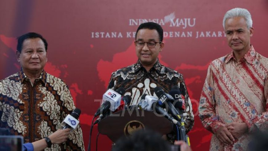 KPU Resmi Tetapkan Anies-Muhaimin, Prabowo-Gibran, dan Ganjar-Mahfud sebagai Calon Presiden dan Wakil Presiden di Pilpres 2024