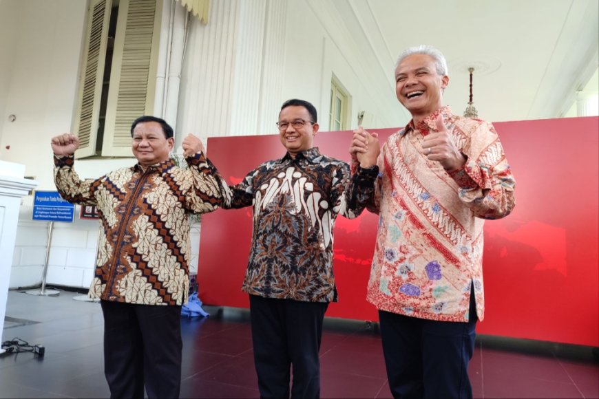 KPU Resmi Tetapkan Tiga Pasangan Capres-Cawapres untuk Pilpres 2024