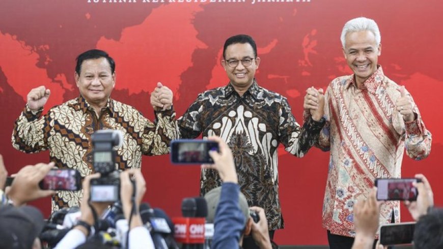 KPU Resmi Tetapkan Prabowo, Ganjar, Anies sebagai Capres 2024: Kontroversi Gibran dan Tuntutan Massa