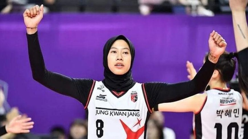 Megawati Hangestri Pertiwi, Atlet Berhijab di Liga Voli Korea, Raih Penghargaan MVP dan Buktikan Kesuksesan