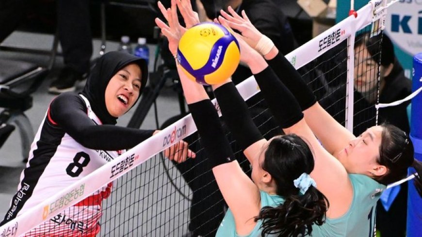 Megawati Hangestri Pertiwi: Pionir Hijab di Liga Voli Korea yang Meraih Penghargaan MVP