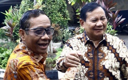 Prabowo Tak Sebut Nama Mahfud saat Puji Kinerja Menko Kabinet Jokowi