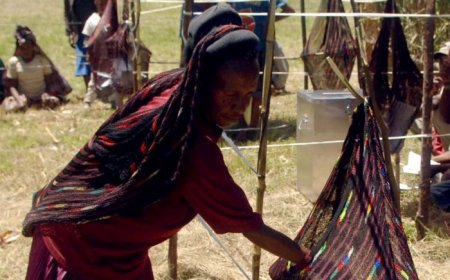 Sistem Noken: Uniknya Cara Pemungutan Suara di Papua yang Dicerminkan dalam Tas Anyaman