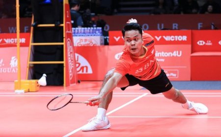Anthony Ginting Gagal ke Semifinal BWF World Tour Finals 2023, Meskipun Tunjukkan Performa Gemilang