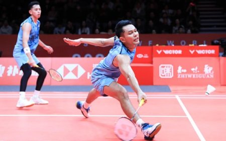 Kegigihan Fajar/Rian Tergelincir di Semifinal BWF World Tour Finals 2023, Harapan Indonesia Kini Tersandar pada Jonatan Christie