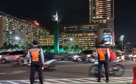 Pemprov DKI Jakarta Gelar Car Free Night di Jalan Thamrin-Sudirman saat Malam Tahun Baru 2024