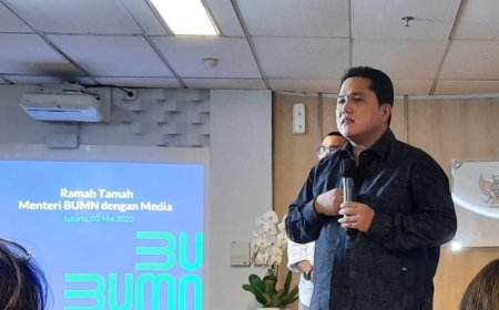 Erick Thohir Tanggapi Suspensi Saham WIKA oleh BEI