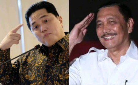 Erick Thohir Selesaikan Tugas Menko Marves Ad Interim, Kembalikan Jabatan kepada Luhut Panjaitan