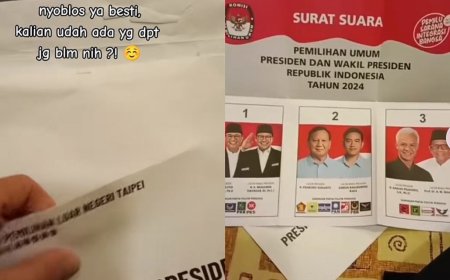 Skandal Surat Suara Pilpres 2024: KPU Nyatakan Dicoblos di Taipei Tidak Sah