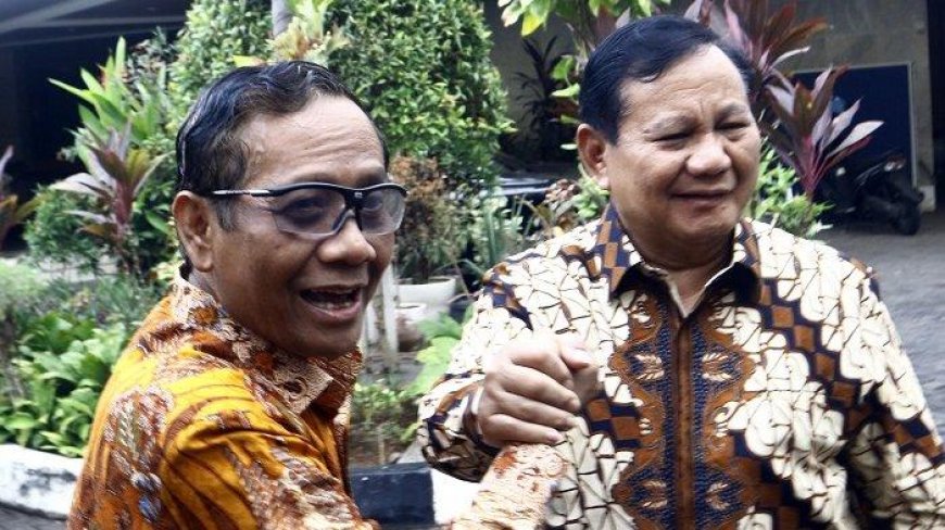 Prabowo Tak Sebut Nama Mahfud saat Puji Kinerja Menko Kabinet Jokowi