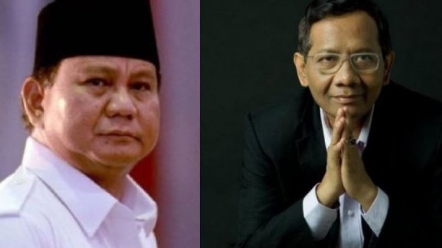 Prabowo Tidak Sebut Nama Mahfud dalam Pujiannya untuk Menko Kabinet Jokowi