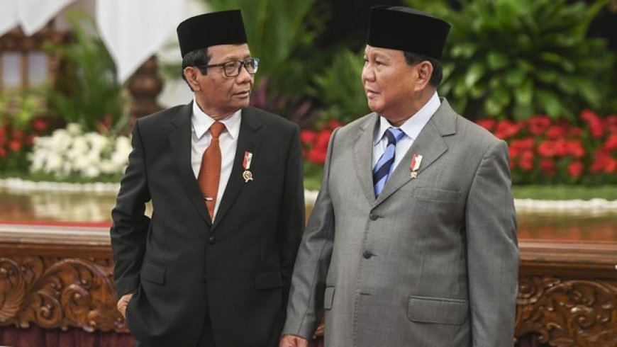 Prabowo Subianto Tak Sebut Nama Mahfud MD saat Puji Kinerja Menko Kabinet Jokowi