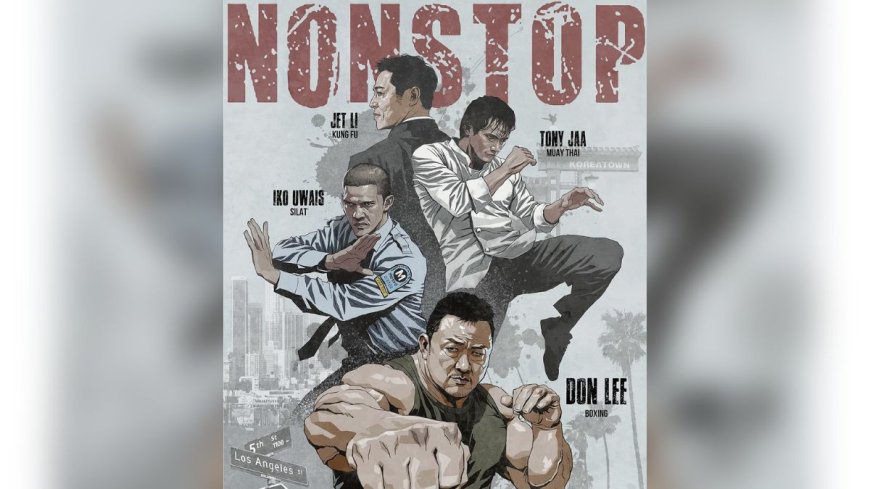 Iko Uwais Bersiap Adu Kebolehan Seni Bela Diri dengan Jet Li dan Ma Dong Seok dalam Film Nonstop