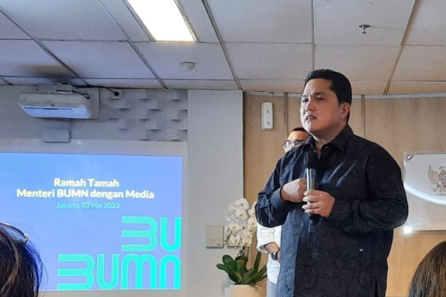 Erick Thohir Tanggapi Suspensi Saham WIKA oleh BEI