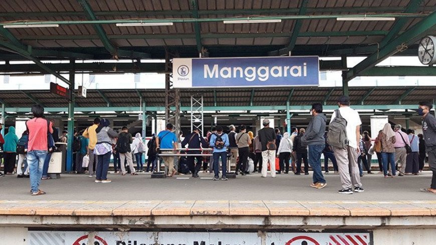 Perubahan Jalur Peron Stasiun Manggarai Jakarta Akan Berlaku Selamanya