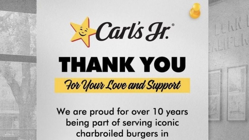 Carl's Jr Tutup Seluruh Gerai di Indonesia Setelah 10 Tahun Beroperasi