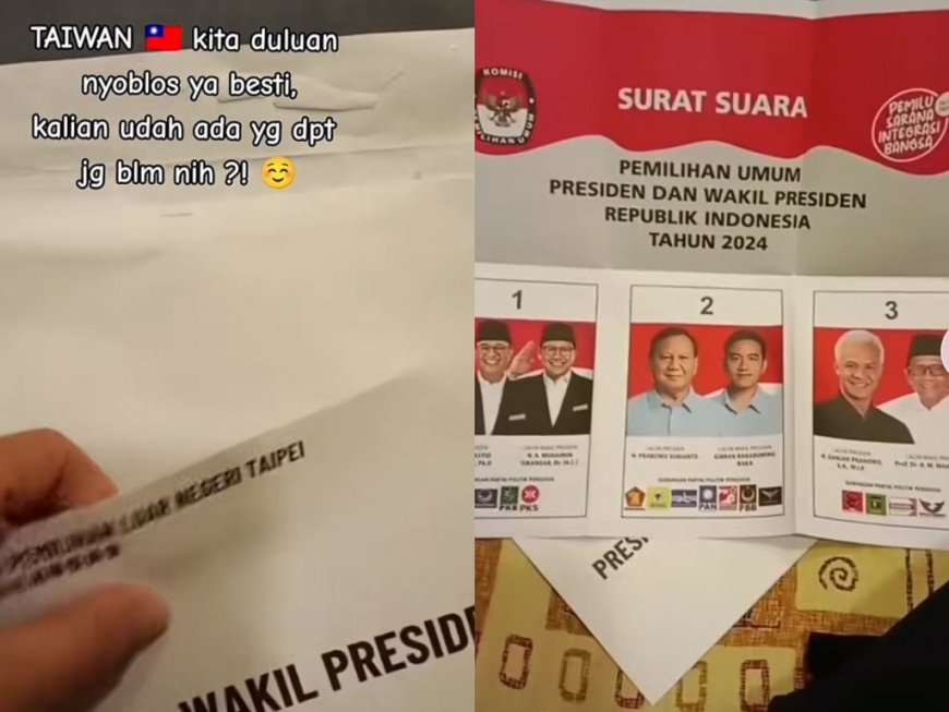 Skandal Surat Suara Pemilu 2024: KPU Nyatakan Coblosan WNI di Taipei Tidak Sah, Distribusi Lebih Awal Jadi Sorotan