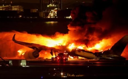Tragedi di Langit Tokyo: Kecelakaan Pesawat Japan Airlines di Bandara Haneda, 5 Meninggal Dunia