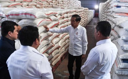 Jokowi Umumkan Impor 3 Juta Ton Beras, Perkuat Ketahanan Pangan Indonesia