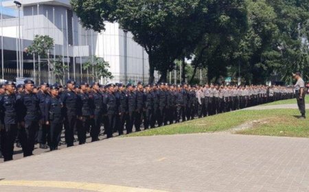 Persiapan Hebat! 2.366 Personel Gabungan Siaga Amankan Debat Ketiga Pilpres 2024 di Istora Senayan