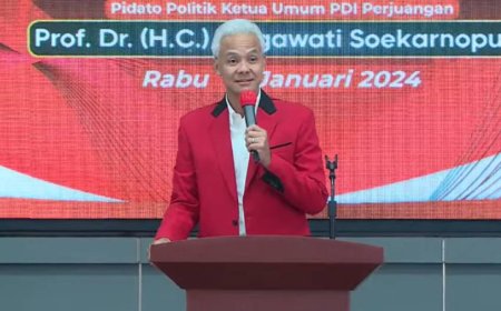Ganjar di HUT PDIP: Pemilu Harapan Perubahan