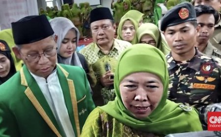 Ketua Muslimat NU, Khofifah, Balas Tudingan 'ke-NU-an' dari Cak Imin terkait Dukungan Prabowo-Gibran 