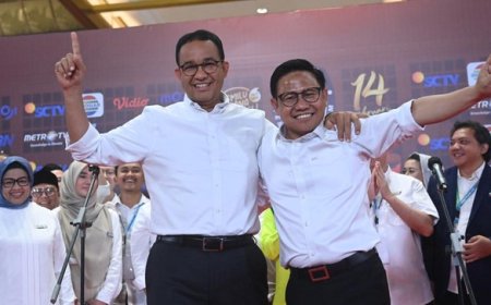 Respons Anies dan Cak Imin Usai Jokowi Makan Bakso Bareng Prabowo