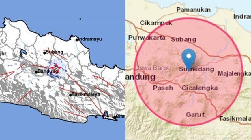 Sumedang Diguncang Gempa Sebanyak 6 Kali hingga Pukul 21.15 WIB, Terkini Bermagnitudo 4,5