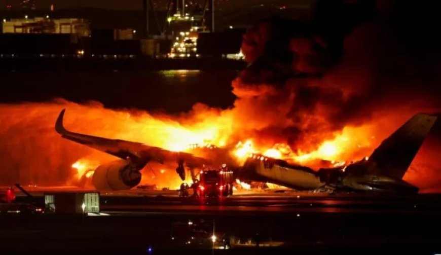 Tragedi di Langit Tokyo: Kecelakaan Pesawat Japan Airlines di Bandara Haneda, 5 Meninggal Dunia