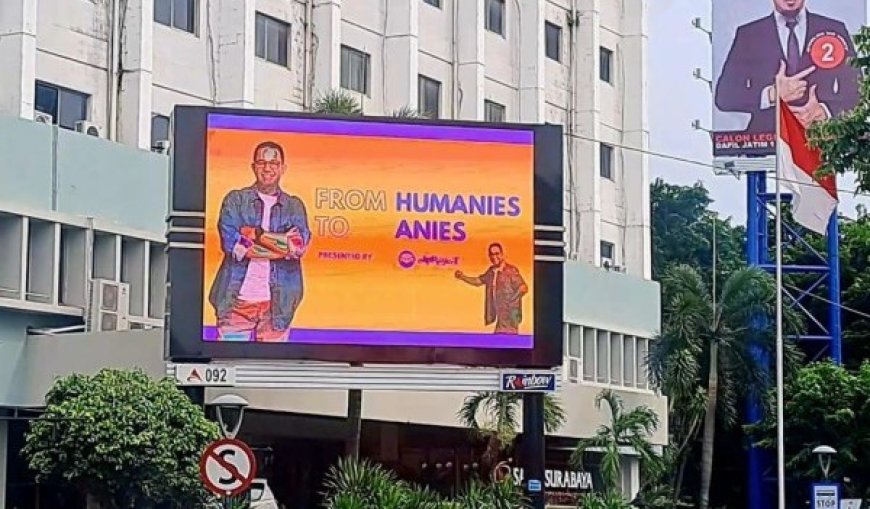 Iklan Videotron Anies Baswedan Berlanjut di Surabaya Setelah Diturunkan di Jakarta dan Bekasi