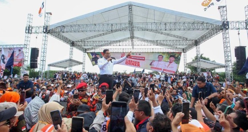 Kunjungi Cikarang, Anies Sindir Massa Bayaran saat Kampanye