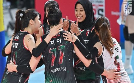 Megawati Bersinar: Red Sparks Menang 3-1 atas IBK Altos dalam Pertarungan Sengit Liga Voli Korea