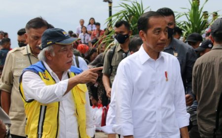 Menteri Basuki Dampingi Jokowi Lagi Usai Diisukan Mau Mundur