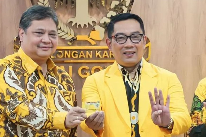 Golkar: Ridwan Kamil Dapat Tawaran Masuk Kabinet