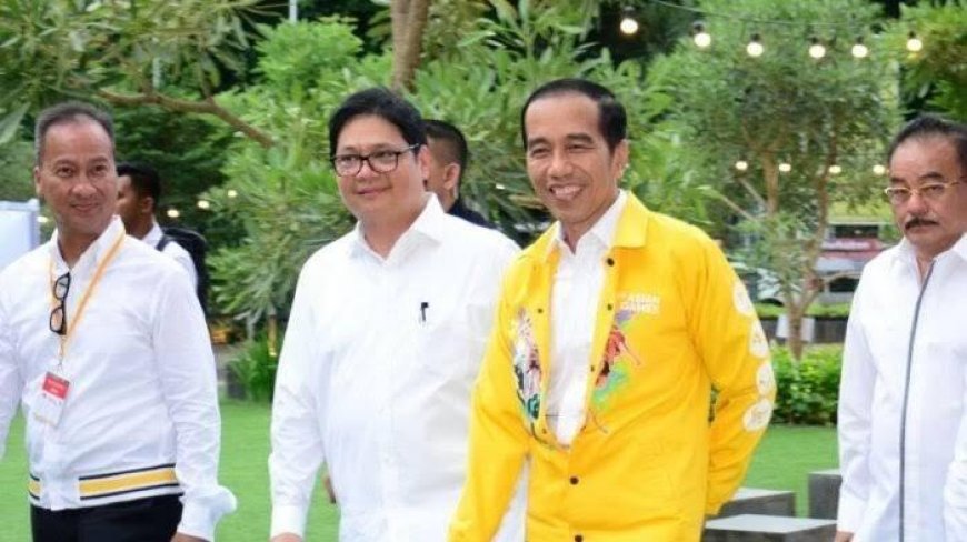 Airlangga Hartarto Santai Tanggapi Isu Jokowi Gabung Golkar : 'Tokoh Nasional Milik Semua Partai'