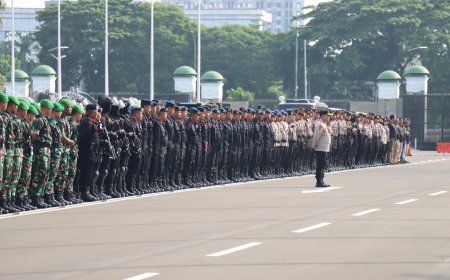 Ribuan Aparat Dikerahkan Kawal Demo Kecurangan Pemilu di DPR