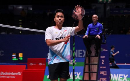 Anthony Ginting ke Final All England 2024