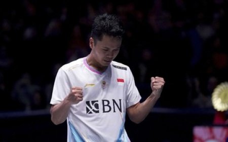 Kalahkan Popov, Anthony Ginting ke Final All England 2024