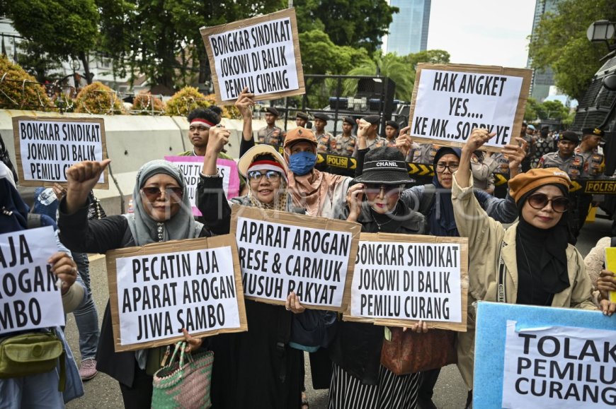 Masyarakat Beraksi! Tuntut Keadilan dan Transparansi Pemilu di Depan Gedung DPR Hari Ini