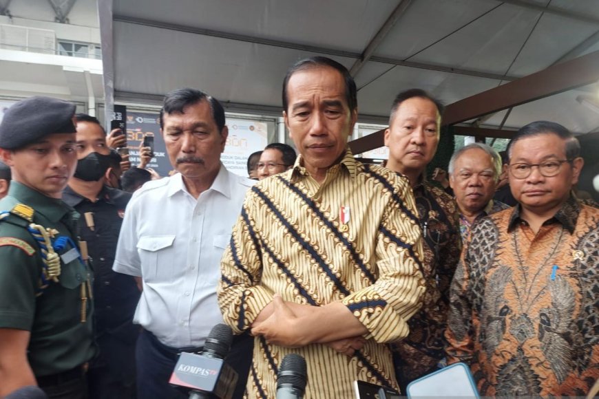 Jokowi Soal Kenaikan Harga Beras: Coba Dicek Harga beras di pasar induk