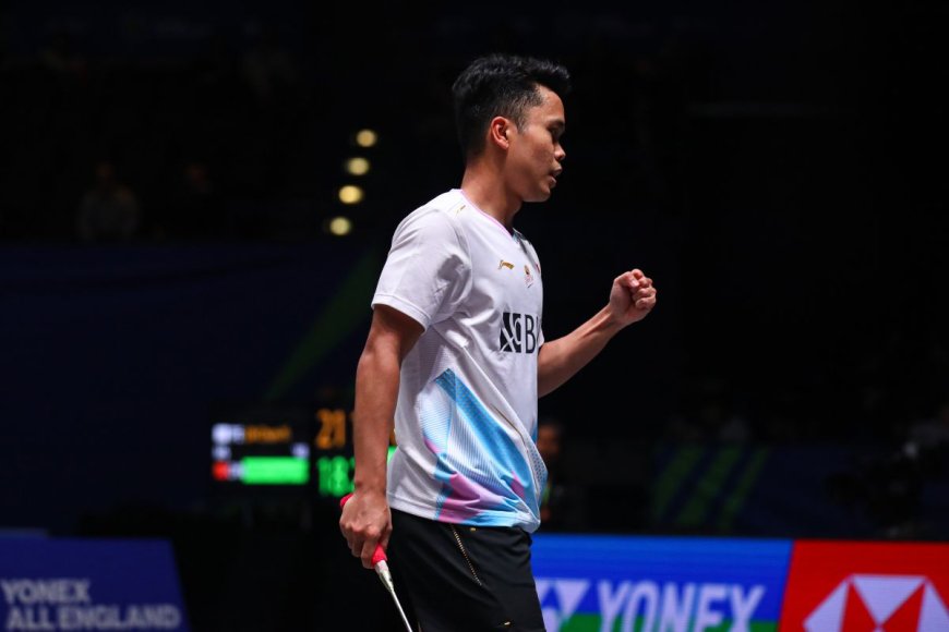 Lolos ke Final All England 2024, Anthony Akhiri Penantian Tunggal Putra Indonesia Selama 22 Tahun